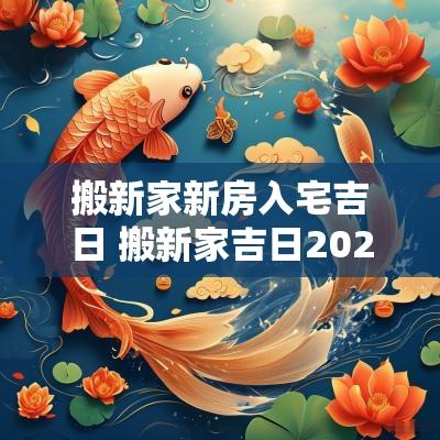 搬新家新房入宅吉日 搬新家吉日2025