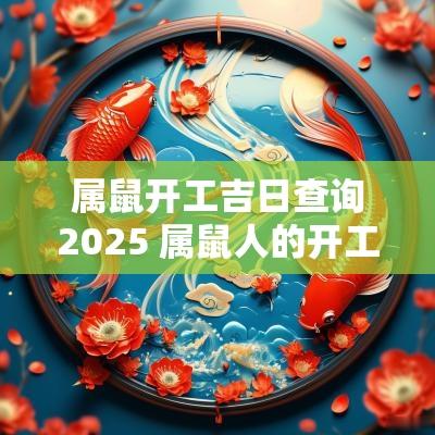 属鼠开工吉日查询2025 属鼠人的开工吉日