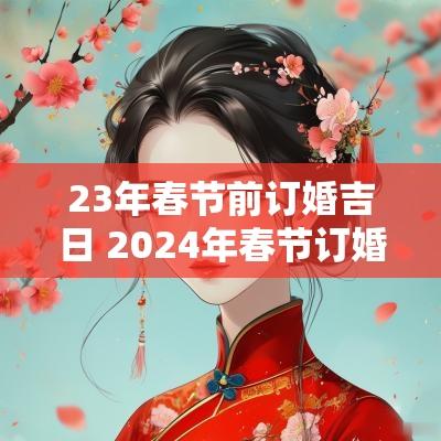 23年春节前订婚吉日 2025年春节订婚好吗