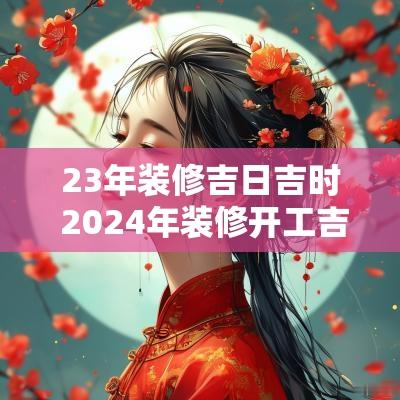 23年装修吉日吉时 2025年装修开工吉日吉时辰查询