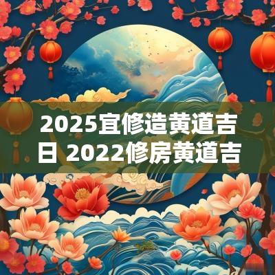 2025宜修造黄道吉日 2025修房黄道吉日