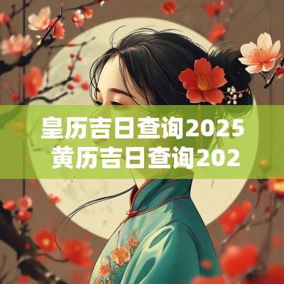 皇历吉日查询2025 黄历吉日查询2025