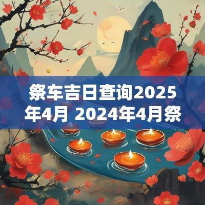祭车吉日查询2025年4月 2025年4月祭车吉日