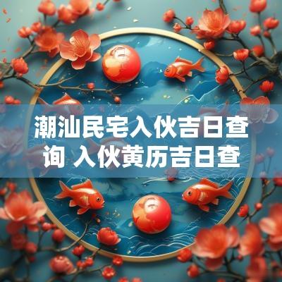 潮汕民宅入伙吉日查询 入伙黄历吉日查询2025