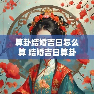 算卦结婚吉日怎么算 结婚吉日算卦