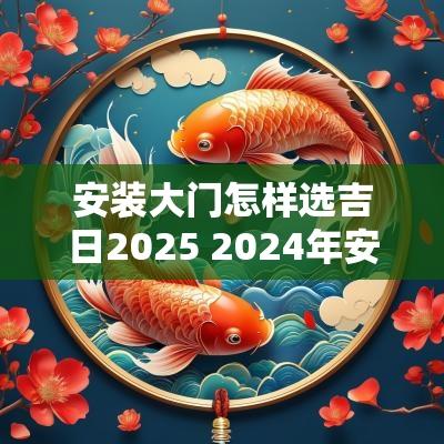 安装大门怎样选吉日2025 2025年安装大门黄道吉日