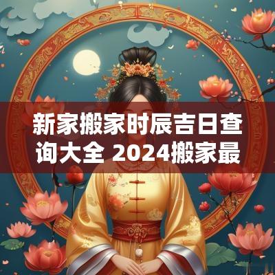 新家搬家时辰吉日查询大全 2025搬家最佳吉日查询