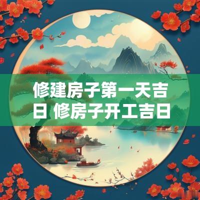 修建房子第一天吉日 修房子开工吉日