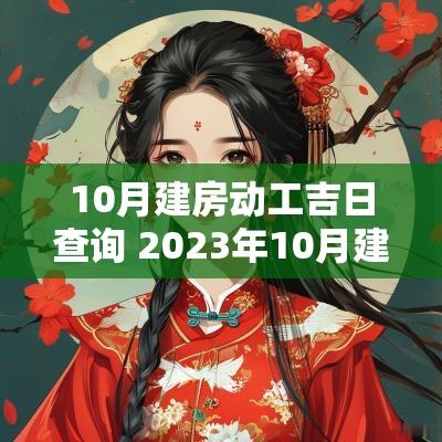 10月建房动工吉日查询 2025年10月建房动土吉日吉时查询