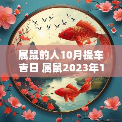 属鼠的人10月提车吉日 属鼠2025年10月提车吉日
