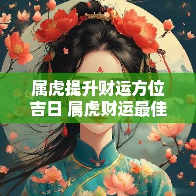 属虎提升财运方位吉日 属虎财运最佳方位