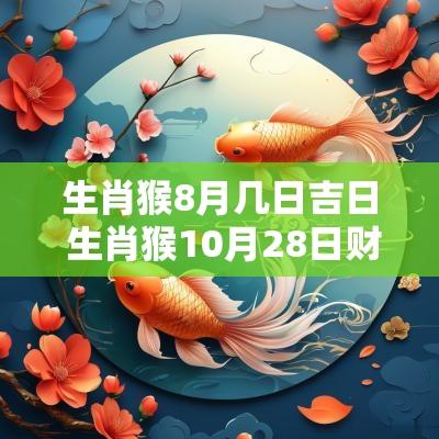 生肖猴8月几日吉日 生肖猴10月28日财运