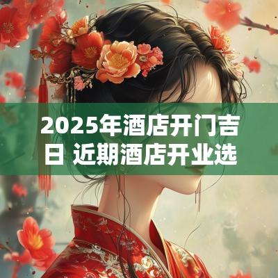 2025年酒店开门吉日 近期酒店开业选日子