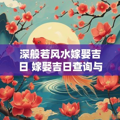 深般若风水嫁娶吉日 嫁娶吉日查询与风水知识