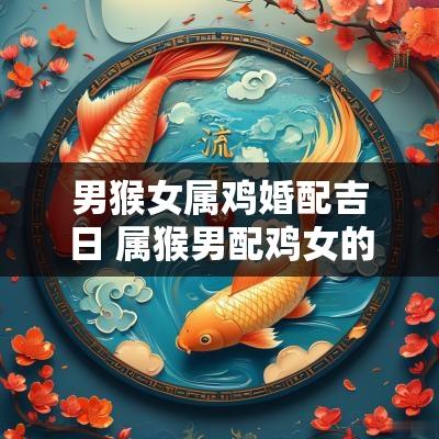 男猴女属鸡婚配吉日 属猴男配鸡女的婚姻怎么样
