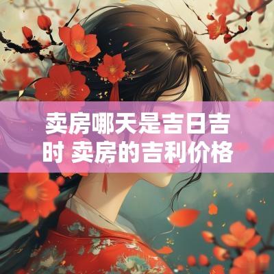 卖房哪天是吉日吉时 卖房的吉利价格