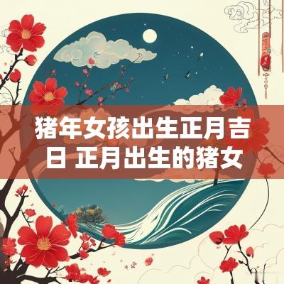 猪年女孩出生正月吉日 正月出生的猪女命运如何