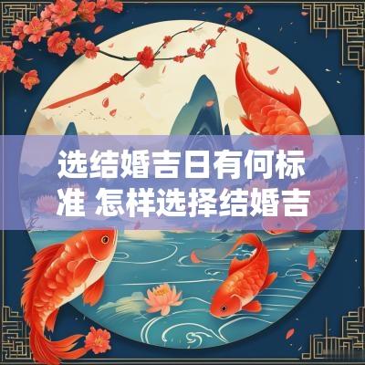 选结婚吉日有何标准 怎样选择结婚吉日最准确