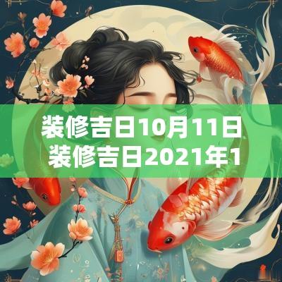 装修吉日10月11日 装修吉日2025年10月最佳时间