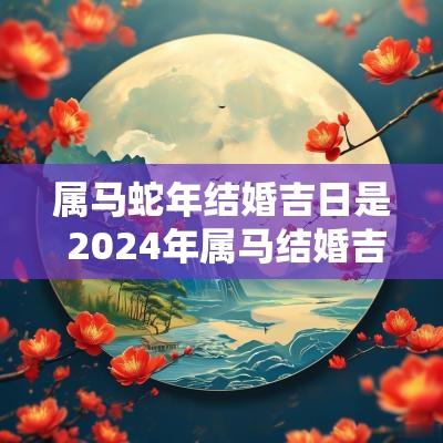 属马蛇年结婚吉日是 2025年属马结婚吉日一览表