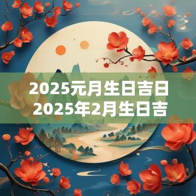 2025元月生日吉日 2025年2月生日吉日
