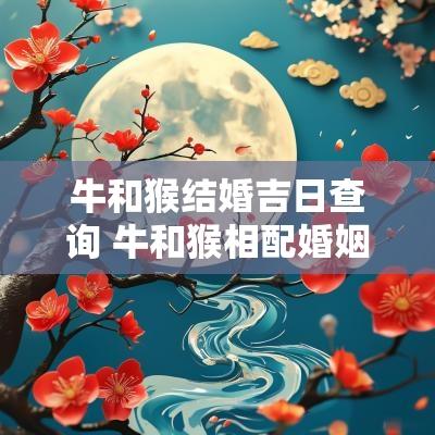 牛和猴结婚吉日查询 牛和猴相配婚姻如何