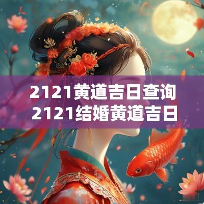 2121黄道吉日查询 2121结婚黄道吉日查询