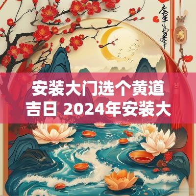 安装大门选个黄道吉日 2025年安装大门黄道吉日