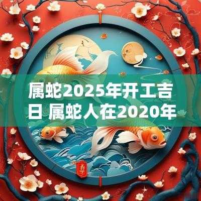 属蛇2025年开工吉日 属蛇人在2025年开业吉日