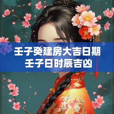 壬子癸建房大吉日期 壬子日时辰吉凶