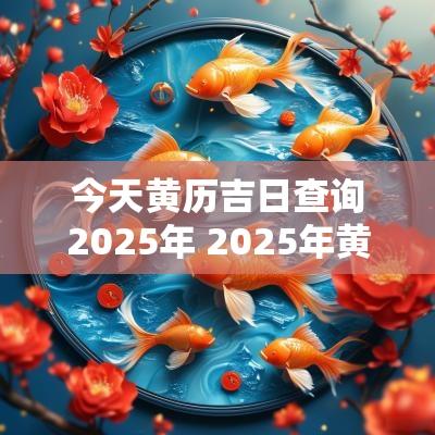 今天黄历吉日查询2025年 2025年黄道吉日查询结果