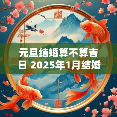元旦结婚算不算吉日 2025年1月结婚吉日