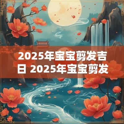 2025年宝宝剪发吉日 2025年宝宝剪发吉日查询