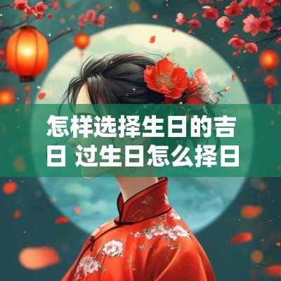 怎样选择生日的吉日 过生日怎么择日子最好