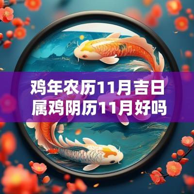 鸡年农历11月吉日 属鸡阴历11月好吗