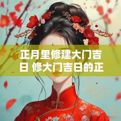 正月里修建大门吉日 修大门吉日的正确方法