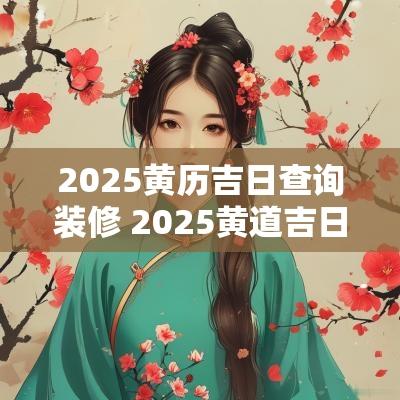 2025黄历吉日查询装修 2025黄道吉日查询