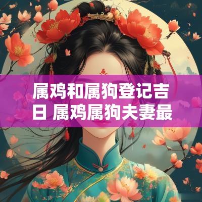 属鸡和属狗登记吉日 属鸡属狗夫妻最旺宝宝是什么