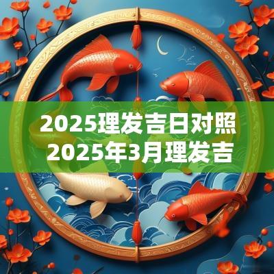 2025理发吉日对照 2025年3月理发吉日