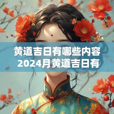 黄道吉日有哪些内容 2025月黄道吉日有哪些日子
