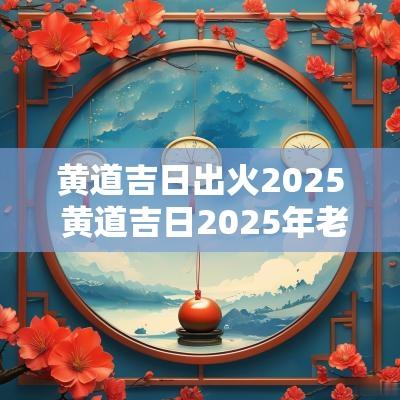 黄道吉日出火2025 黄道吉日2025年老黄历