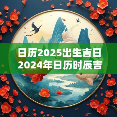 日历2025出生吉日 2025年日历时辰吉凶