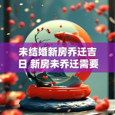 未结婚新房乔迁吉日 新房未乔迁需要贴对联吗
