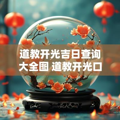 道教开光吉日查询大全图 道教开光口诀大全