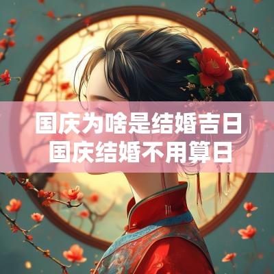国庆为啥是结婚吉日 国庆结婚不用算日子吗