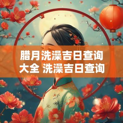腊月洗澡吉日查询大全 洗澡吉日查询2025