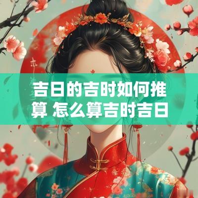 吉日的吉时如何推算 怎么算吉时吉日