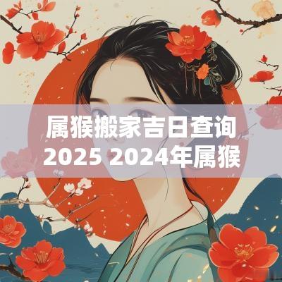 属猴搬家吉日查询2025 2025年属猴搬家吉日有哪些