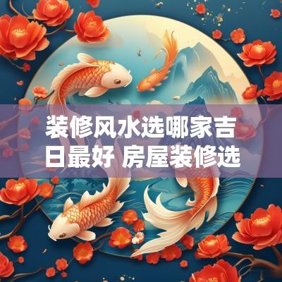 装修风水选哪家吉日最好 房屋装修选择吉日