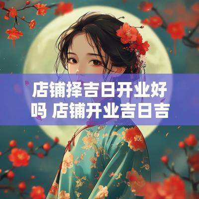 店铺择吉日开业好吗 店铺开业吉日吉时查询